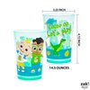 Zak Designs CoComelon Nesting Tumbler Set Includes Durable Plastic Cups with Variety Artwork, Fun Drinkware is Perfect for Kids (14.5 oz, 4-Pack, Non-BPA)