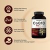 NatureBell CoQ10 400mg with Omega 3 Fatty Acids, 240 Capsules | Stable High Absorption Form – Antioxidant Support for Heart & Energy Health – Extra Strength Coenzyme Q10 Supplement