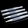 Beaufun 8Pcs Empty Cuticle Oil Pen 3ml Nail Oil Pen Transparent Twist Pens with Brush Tip Cosmetic Lip Gloss Containers Eyelash Growth Liquid Tube