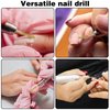 2Pcs Nail Drill Bits, Carbide Drill Bits Remover Cuticle Bit for Nail Drill Cleans Dead Nail Supplies, Drill Bits Nail Tech Suitable for Electric Nail File Nail Bits Cuticle Drill Bits for Nails