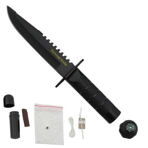 Armory Replicas Mini Hunting 1045 Surgical Steel Sawback Survival Knife