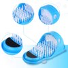 LUITON 2 Pack Foot Scrubber Massager Scrub Feet Cleaner Washer Brush for Shower Spa Massage Floor Slipper for Exfoliating Cleaning Foot
