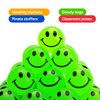 Bouncy Balls for Kids - 1" Glow in The Dark Smile Face Bouncy Balls - 24 pcs Bulk Rubber Balls - Vending Machine Toys - Party Favors Goody Bag Stuffers Classroom Prizes