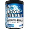 EVL BCAAs Amino Acids Powder - BCAA Energy Pre Workout Powder for Muscle Recovery Lean Growth and Endurance - Rehydrating BCAA Powder Post Workout Recovery Drink with Natural Caffeine - Blue Raz