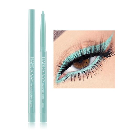 Kyannkara Liquid Eyeliner Waterproof Colorful Matte Glitter Neon Eyeliner Pencil Pigmented Smudgeproof Long Lasting Gel Eye Liner (Y07)