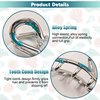 1 Pack Fish Tail Hair Clips Mermaid Hair Claw Clips Metal Silver Hair Clamps for Women Girls Fish Bone Shape Hair Claw Clips Stylish Mermaid Hair Accessories with Star Embellishments
