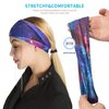 SHUCHNOYE Boho Headbands for Women Fashion Wide Headband Yoga Workout Head Bands Hair Accessories Band 8 Pack