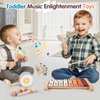 Toddler Musical Instruments-Montessori Wooden Educational Toys for Toddlers 1-3,Baby Musical Instruments,Neutral Color Musical Instruments Set with Xylophone,Maracas,Bell,Birthday Gift for Ages 1 2 3