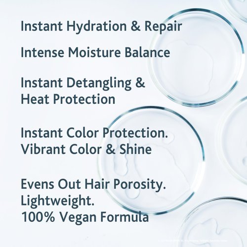 SNOBGIRLS HYDRAMEND Hydrating Conditioner Intense Hydration & Repair 1 Minute Hair Mask with argan oil & hair vitamins for All Types of Dry, Damaged Hair (10.1 Fl Oz)