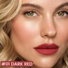 AMY'S DIARY Red Matte Lip Tint Stain Pen,Versatile Lip Color & Lip Liner Pen,Long Lasting Waterproof 24 Hour Lipstick Lip gloss for Women,tinta para labios labiales mate 24 horas (01#)