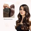 6-Tooth U-Shape Hair Extension Clip,Black hair extensions clip in 50pcs,For wigs