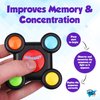 Point Games Memory Run - Electronic Memory Handheld Game with Lights - Competitive Maze Challenge Gameplay -Cognitive Developmental Brain Teaser Puzzle Toy - Kids Ages 6+