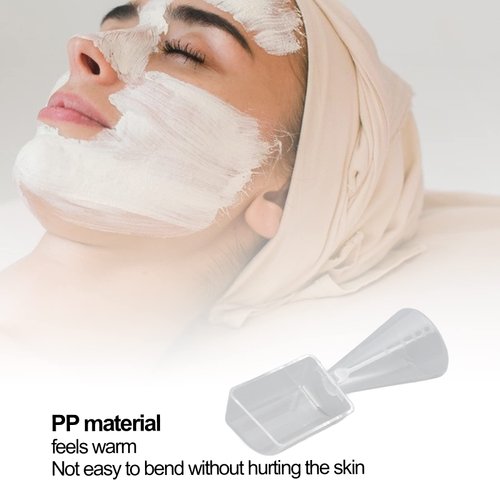 10Pcs DIY Face Mask Measuring Cup Multifunctional Accurate Face Mask Spoon Facial Mask Mixing Tool with Scale for Home Spa Making Face Mask