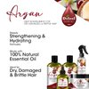 Difeel Essentials Deep Nourishing Argan Hair Mask 8 oz. - Deep Conditioning Hair Treatment Mask, Dry Hair Treatment Mask made with 100% Essential Oils