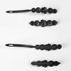 AURORA PIN 24pcs Hair Clips Set, Hair Barrettes for Women and Girls, Hair Accessories for Thick Thin Fine Hair, Small, Black