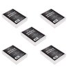 BCW Hinged Trading Card Case -5ct | Holds 55 Standard Cards | Ideal for Trading Card Storage, Baseball Card Storage Box | Clear Polystyrene Snap Lock CaseCard Holder Box | Sports Card Organizer
