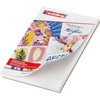 edding 30010 postcard pad - white - 20 sheets in A6 - thick painting paper (300 gsm) - canvas-like paper for acrylic and oil paint, acid-free, ideal for professionals and beginners