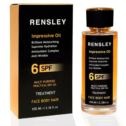 RENSLEY Skin Care Oil for Body, Face and Hair - Moisturizer, Multi-Purpose Anti-Aging Body Oil, Hair Oil, Cuticle Oil, Stem Cell Care – Anti Wrinkle - 3.38 ounce