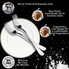 Forks,Dinner Forks, Set of 5 Top Food Grade Stainless Steel Silverware Forks, Table Forks, Flatware Forks,8 Inches, Mirror Finish & Dishwasher Safe, New Apartment Essentials Cutlery Set