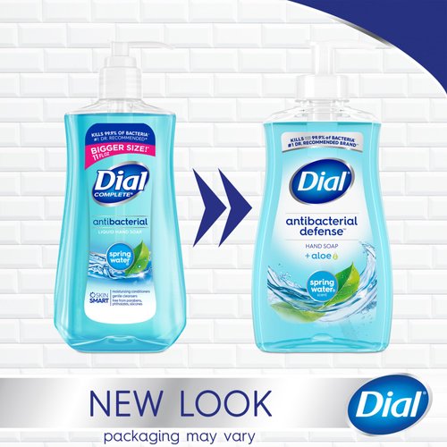 Dial Antibacterial Liquid Hand Soap, Spring Water, 11 Fl Oz