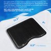 Rower Seat Pad fits Perfectly Over Concept 2 Rower - Anti Slip Rowing Machine Seat Cushion Pad Compatible with Hydrow, Concept2, Waterrower and Other Row Machines - Rower Accessories