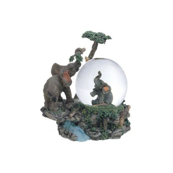 George S. Chen Imports Snow Globe Collection Desk Figurine Decoration (Elephant)