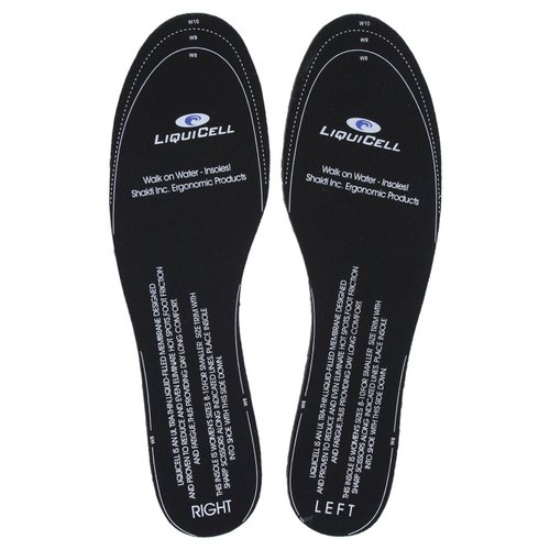 Ergo21 Liquicell Plantar Fasciitis Insoles Reduce Foot Friction Hotspot and Fatigue - Liquid-Filled Membranes Improved Blood Flow by 150% - Shoe Inserts for Men 10-12