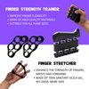 Qishangnana Hand Grip Strengthener Workout Kit (8 Pack) Forearm Grip Adjustable Resistance Hand Gripper, Finger Stretcher, Finger Exerciser, Grip Ring，Gyro Ball