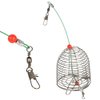 Vivian Fishing Bait Trap Cage Feeder Basket Lures Bait Fishing Accessories 5 PCS
