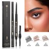 YOUNG VISION 3-in-1 Eyebrow Pencil, Eye Brow Pen, Brush and Razor Trio, Micro-Fine + Define Eyebrow Shades, Easy To Use, Long Lasting and Waterproof