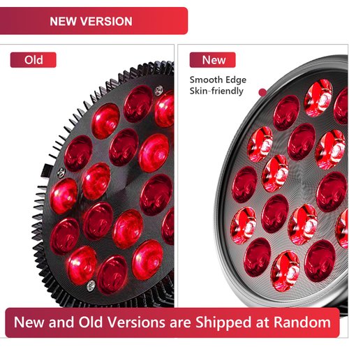 Wolezek Red Light Therapy, 18 LEDs Red Light Therapy for Body and Face with 660nm Red and 850nm Near-Infrared Combo Wavelength, Infrared Light Therapy Lamp Device for Skin Care Pain Relief (Only Bulb)