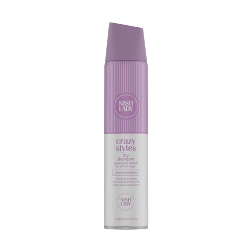 Nishlady Crazy Styles Dry Shampoo | Instant Hair Refresh for All Hair Types, 7 Ounce (Pack of 1)
