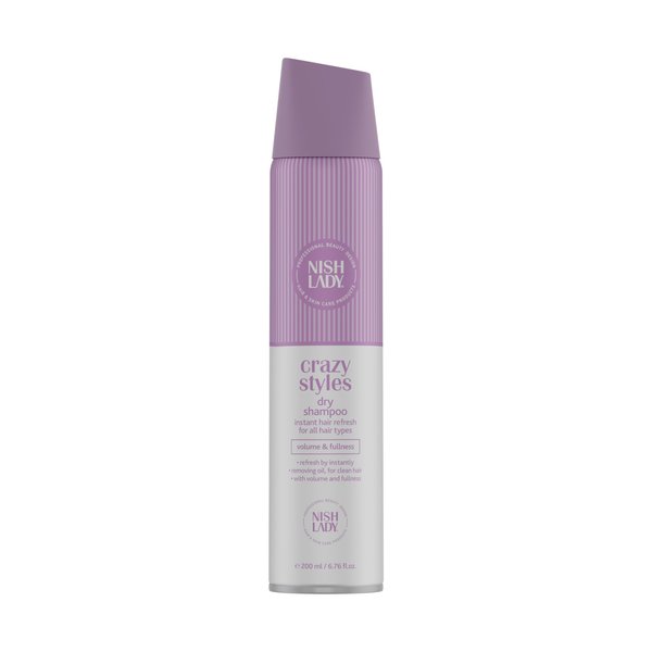 Nishlady Crazy Styles Dry Shampoo | Instant Hair Refresh for All Hair Types, 7 Ounce (Pack of 1)