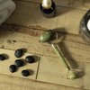 Jade Roller for Face - Real Jade Stone Massager Tool for Lymphatic Drainage - Facial Massage Tool for Skin Beauty