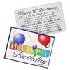 DEGASKEN 16th Birthday Card for Son - Happy Birthday Gifts for 16 Year Old Son - 16th Birthday Decorations for Boys, Personalized Steel Engraved Wallet card