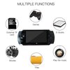 10000 Games Built-in Retro Classic Video Game Console Portable Mini Handheld 128Bit 8GB 4.3 Inch LCD Kids Game Player Built-in 10000 Games Consola(Black)