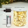 ZELUXDOT 600 LEDs String Lights Fairy String Lights 200FT Long Outdoor Waterproof Copper String Lights with Remote 8 Modes for Bedroom, Patio, Gardens, Wedding Decoration, Party, Christmas Tree