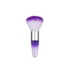 RUITASA Soft Nail Art Dust Remover Powder Brush Cleaner For Acrylic & UV Nail Gel (purple)