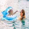 Baby Float Swimming Pool Toddler Floaties with Inflatable Canopy Shark Infant Pool Float for Kids Aged 6-36 Months