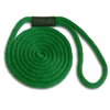 Solid Braid Nylon Dock Line - Green, 5/8" x 35'