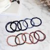 MEMOVAN Hair Tie Bracelets 24pcs Boho Hair Ties for Women Girls Ponytail Holders Seamless Braided Hair Bands Elastic Hair Ties Cotton No Crease Hair Band for Thick Thin Hair Curly Hair