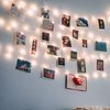 Photo Clip 17Ft - 50 LED Fairy String Lights with 50 Clear Clips for Hanging Pictures, Photo String Lights with Clips - Perfect Dorm Bedroom Wall Decor Wedding Decorations