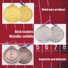 12 Pieces Metal Winner Gold Silver Bronze Award Medals With Neck Ribbon 2 Inches