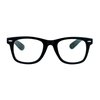 SA106 Retro Horn Rim Multi 3 Focus Progressive Reading Glasses Black 1.5