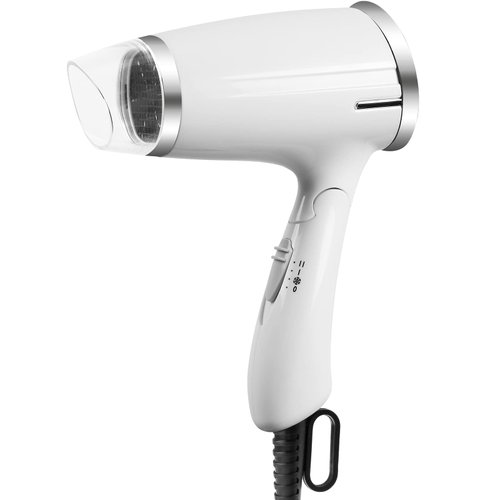 Travel Hair Dryer 1200W Folding Handle Lightweight Blow Dryer,Smart Portable 3 Heat Settings Prof...