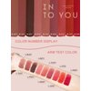 INTO YOU Matte Lipstick Velvet Lip Stain Lip Mud Long Lasting Waterproof Lipstick Lip Gloss Makeup Moisturizing Lipstick for Women(L-Nu01)