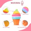 Ice Cream Squishy Fidget Item - Small Squishy Stress Ice Cream Stress Relief Party Favors Fidget Tool Adults - Small Squishy Stress Tool Ice Cream Party Favors