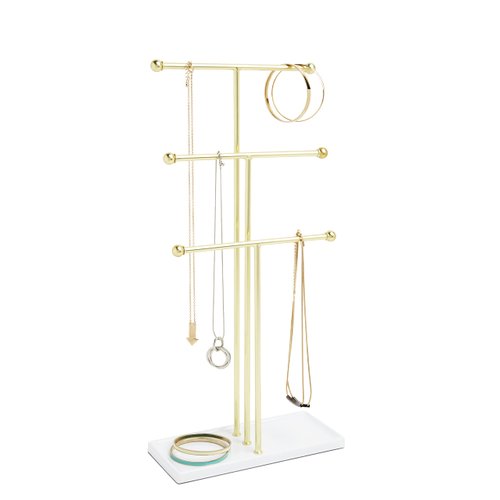 Umbra Trigem Jewelry Stand, Gold