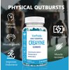 Creatine Gummies Monohydrate, Chewable Creatine Monohydrate, Muscle Boost, Energy Boost, Pre-Workout Supplement, Enhanced Bursts, Vegan, Muscle Growth Support, Recovery & Performance, Gluten Free