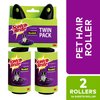 Scotch-Brite Pet Hair & Lint Roller, Twin Pack, Works Great On Pet Hair, 2 Rollers, 56 Sheets Per Roller
